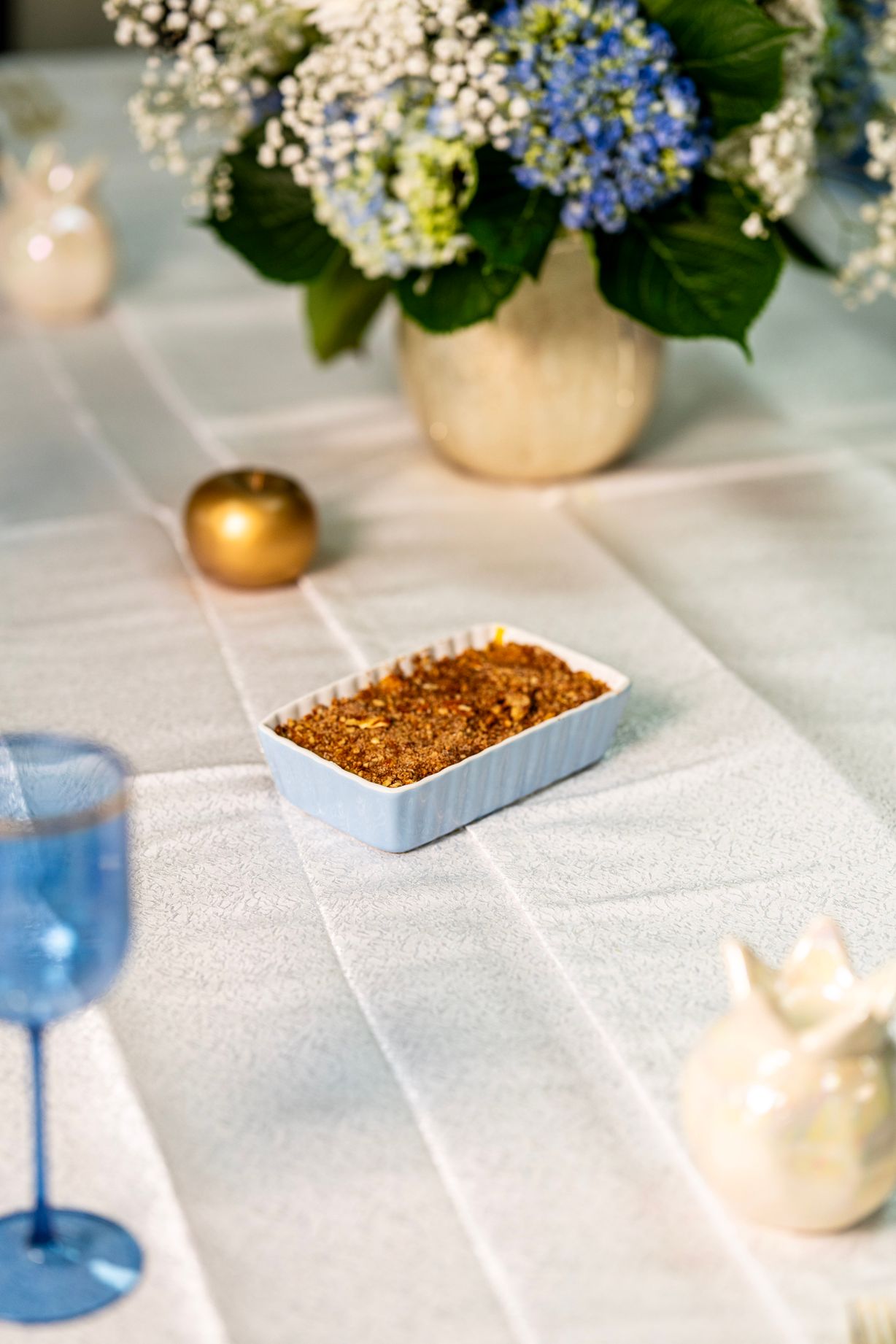 Mashed Butternut Squash topped with Pecan Crumble at Yossef’s Holiday Menu in Owings Mills, MD 21117 | YourMenu® Online Ordering