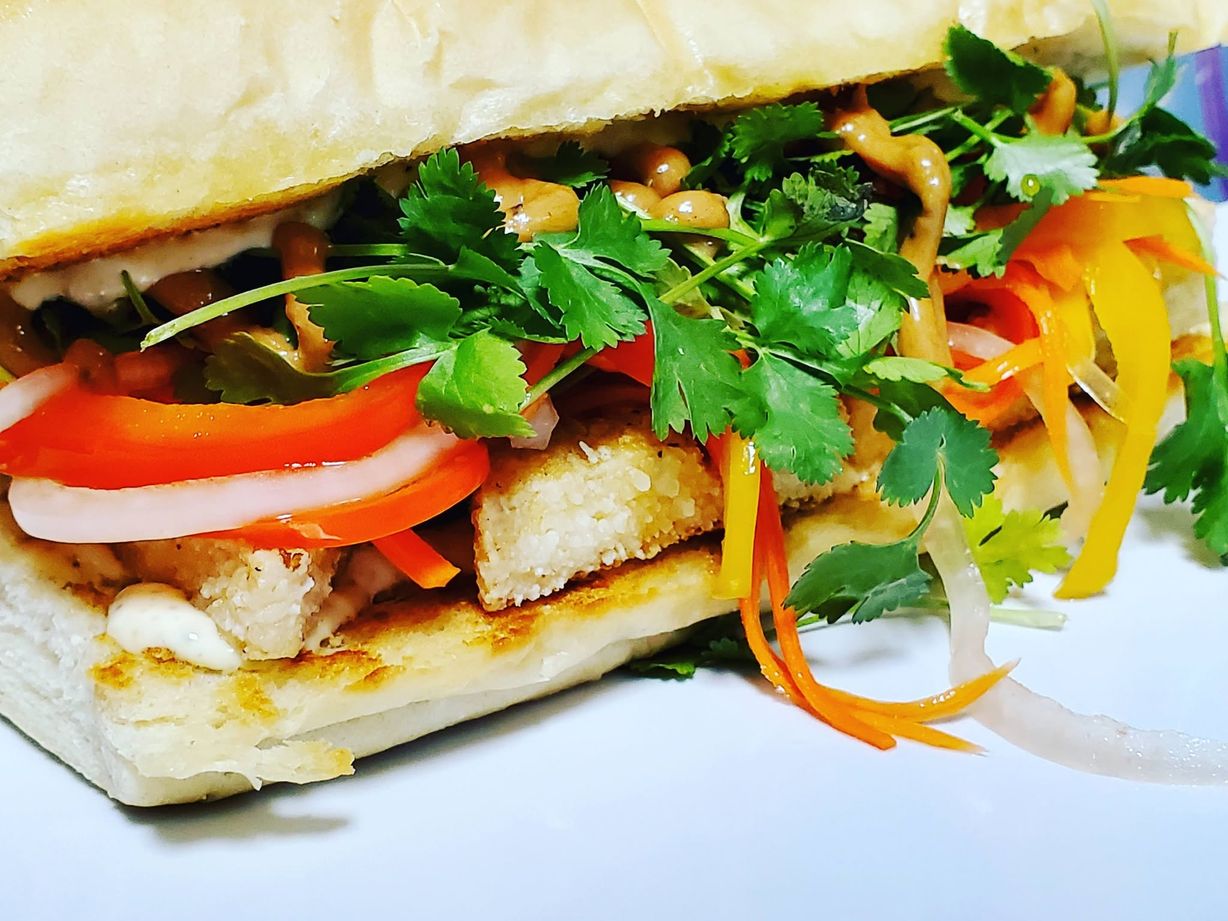 Crispy Tofu Banh Mi at The Exchange in Colorado Springs, CO 80903 | YourMenu® Online Ordering