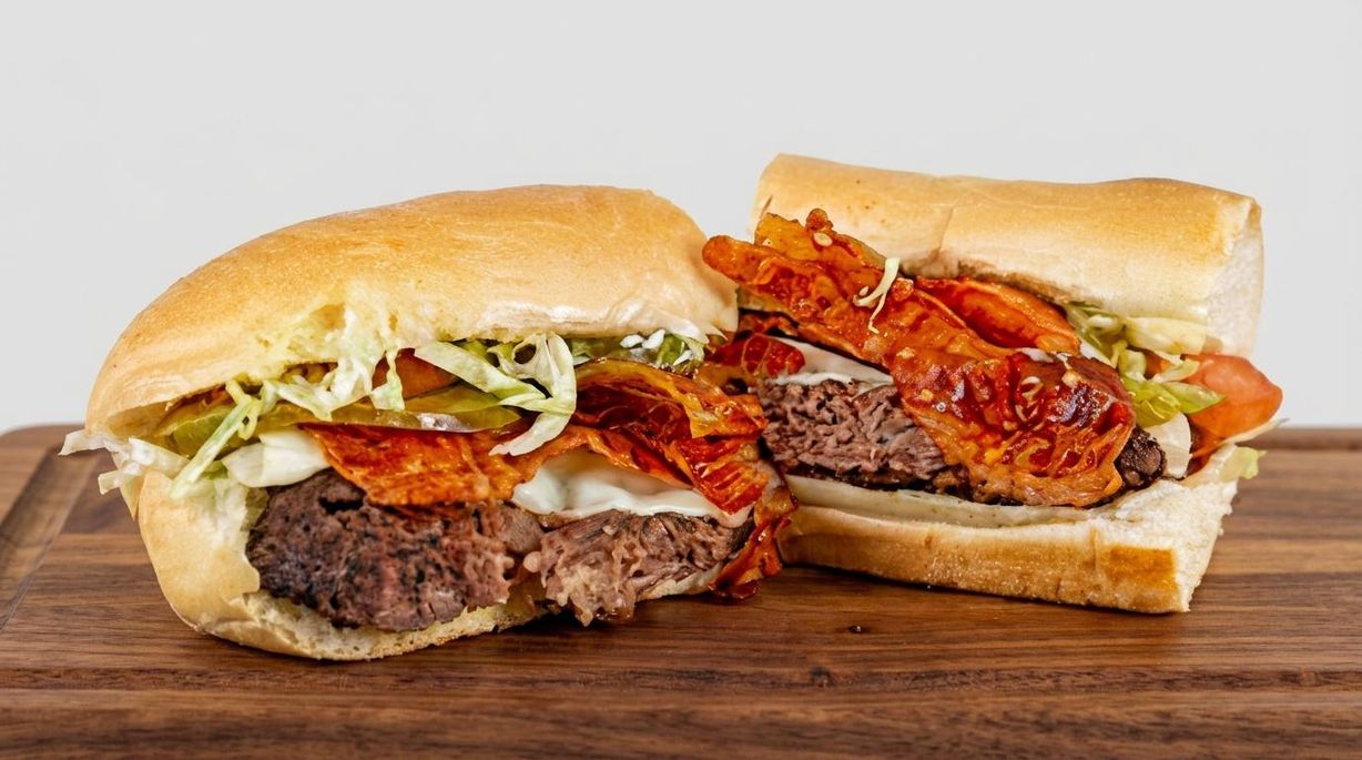 Bacon Cheese Burger Sub at Pizza Express in Glen Burnie, MD 21061 | YourMenu® Online Ordering