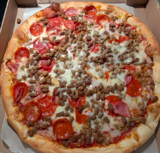 Meat Lovers Pizza at Sams Pizza Pasta Cedar Hill in Cedar Hill, TX 75104-2673 | YourMenu® Online Ordering