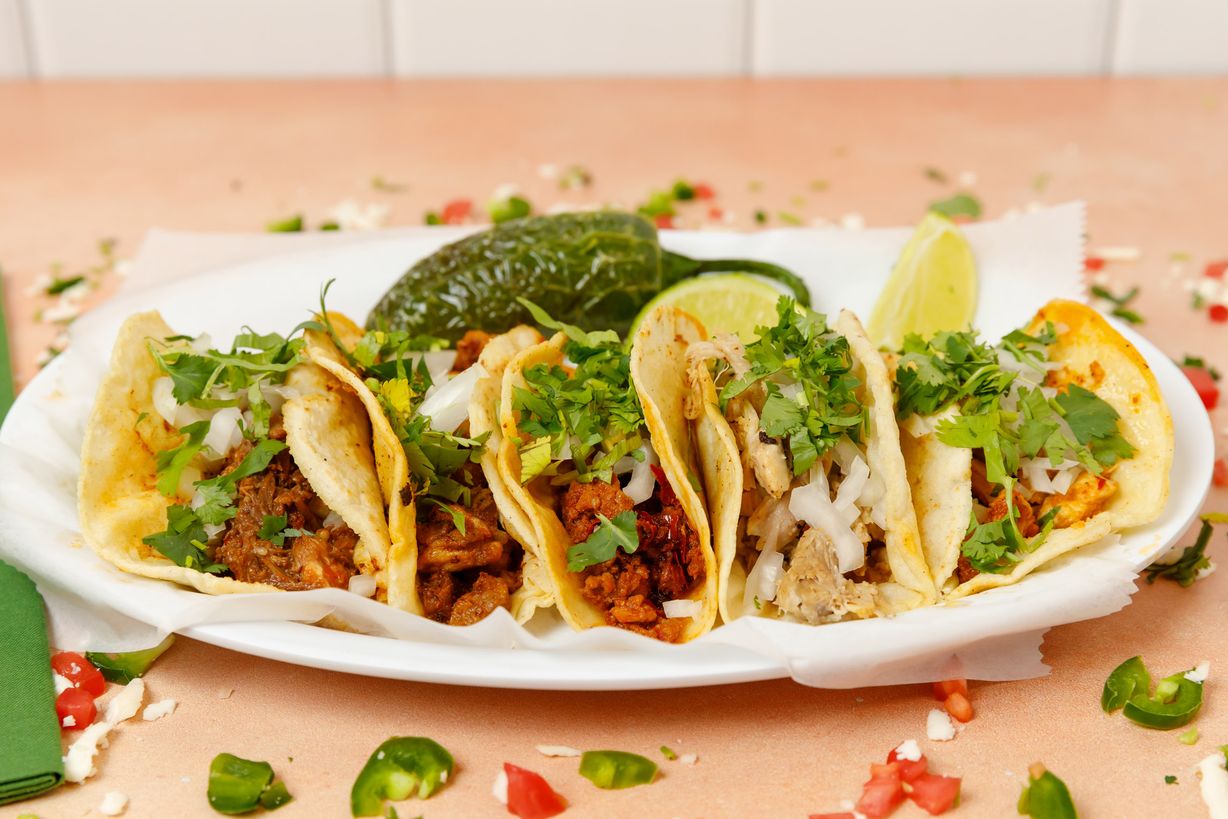 Tacos de lengua/Beef tongue tacos at El Patron Deli Mexicano and Salvadoreño in White Plains, MD 20695 | YourMenu® Online Ordering