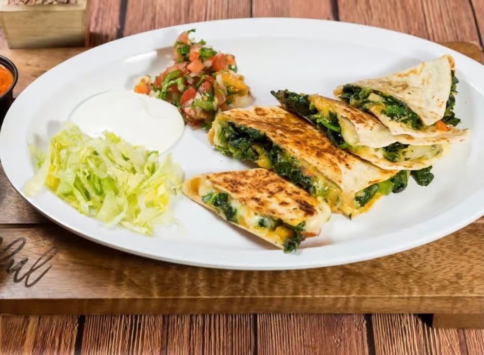 Spinach Quesadilla at J & J Mex-Taqueria #2 in Washington, DC 20011 | YourMenu® Online Ordering