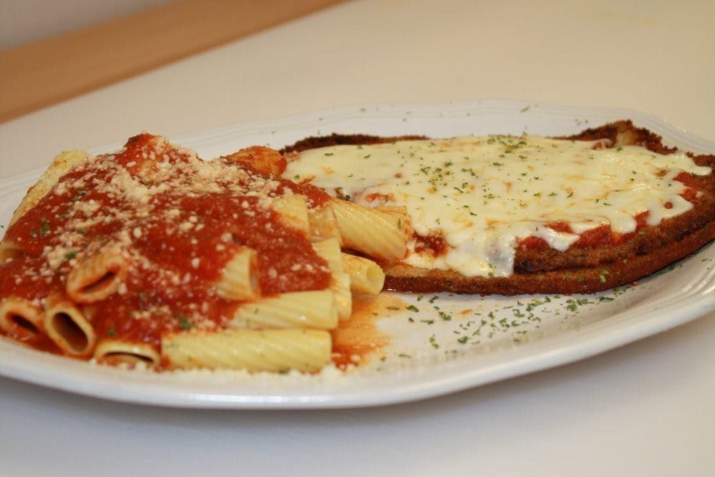 Eggplant Parmigiana Pasta at Joes Italian Restaurant - Lake Jackson in Lake Jackson, TX 77566-5235 | YourMenu® Online Ordering