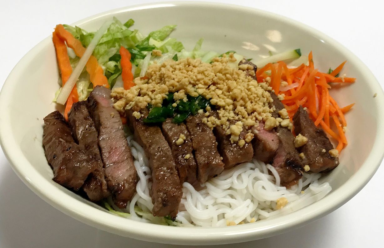 B1 Bun Bo Nuong Sa - Vermicelli Noodles with Grilled Lemongrass Beef at Pho An Loi in FREDERICK, MD 21702 | YourMenu® Online Ordering