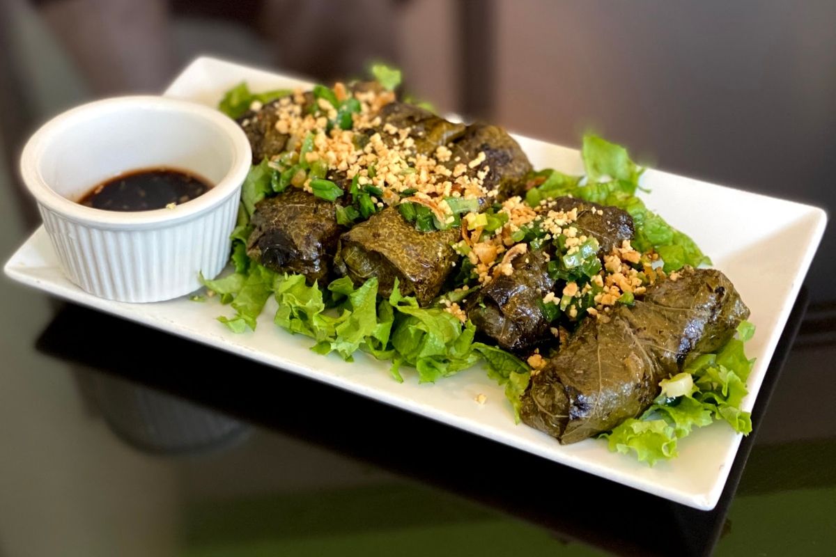 GR5 Bo La Nho - Beef Wrapped in Grape Leaves at Pho An Loi in FREDERICK, MD 21702 | YourMenu® Online Ordering
