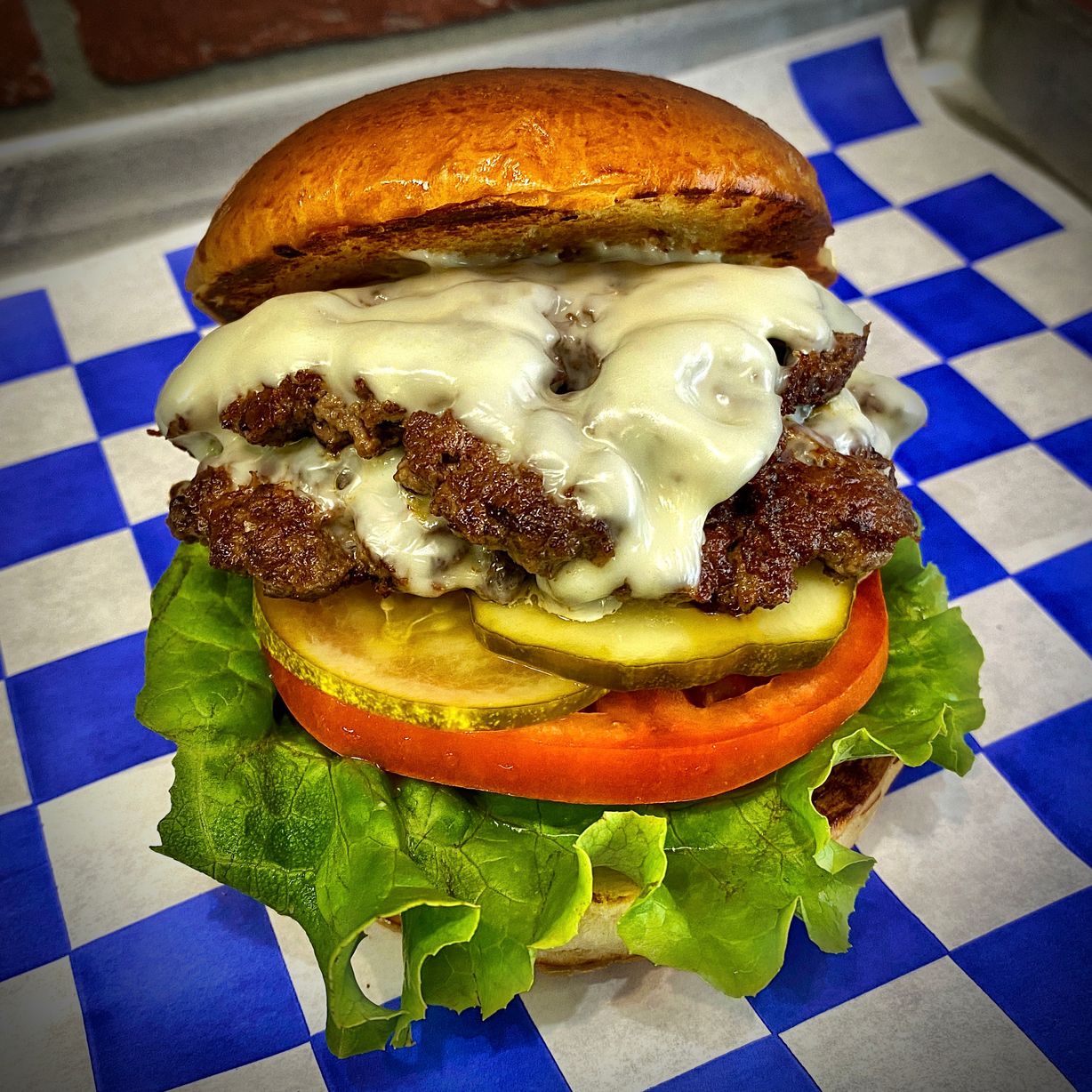 All American Burger at Frank's Burger Place in SILVER SPRING, MD 20902 | YourMenu® Online Ordering