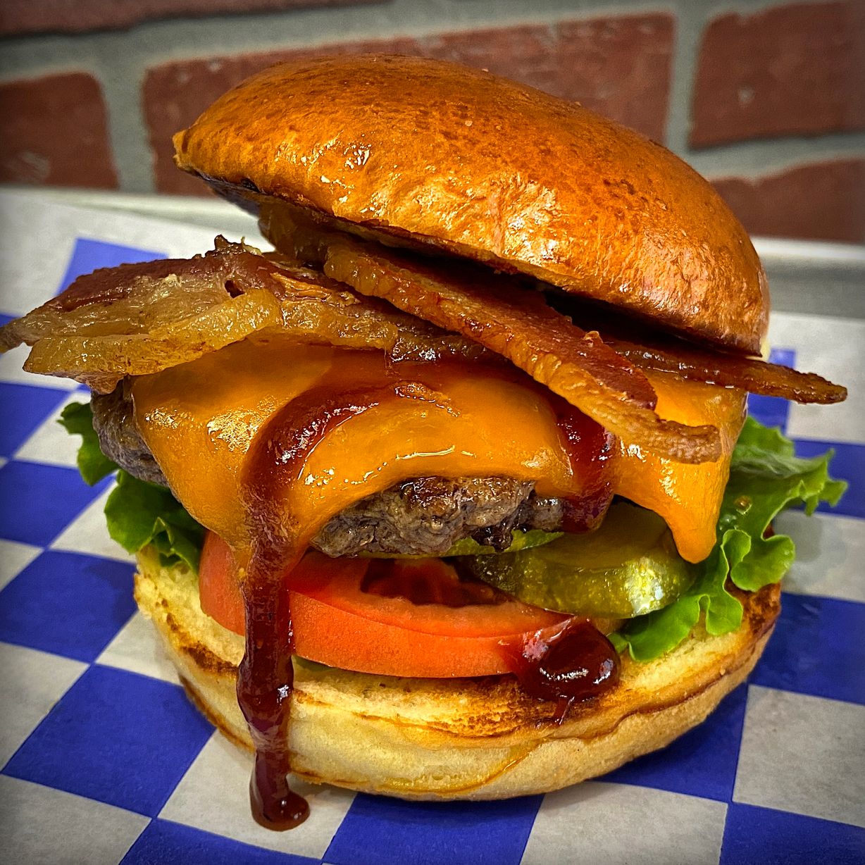 Smokehouse Burger at Frank's Burger Place in SILVER SPRING, MD 20902 | YourMenu® Online Ordering