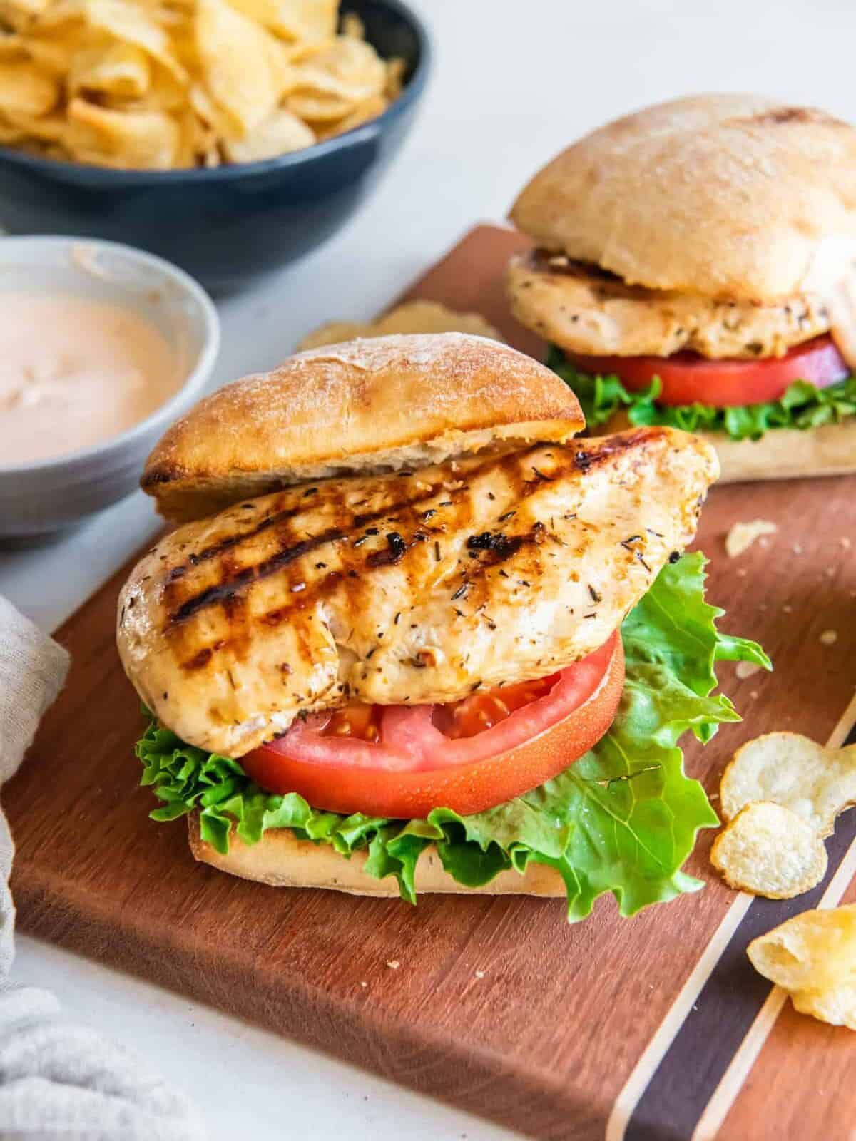 Grilled Chicken Breast Sandwich at FOOD MADNESS CAFE in Boca Raton, FL 33487 | YourMenu® Online Ordering