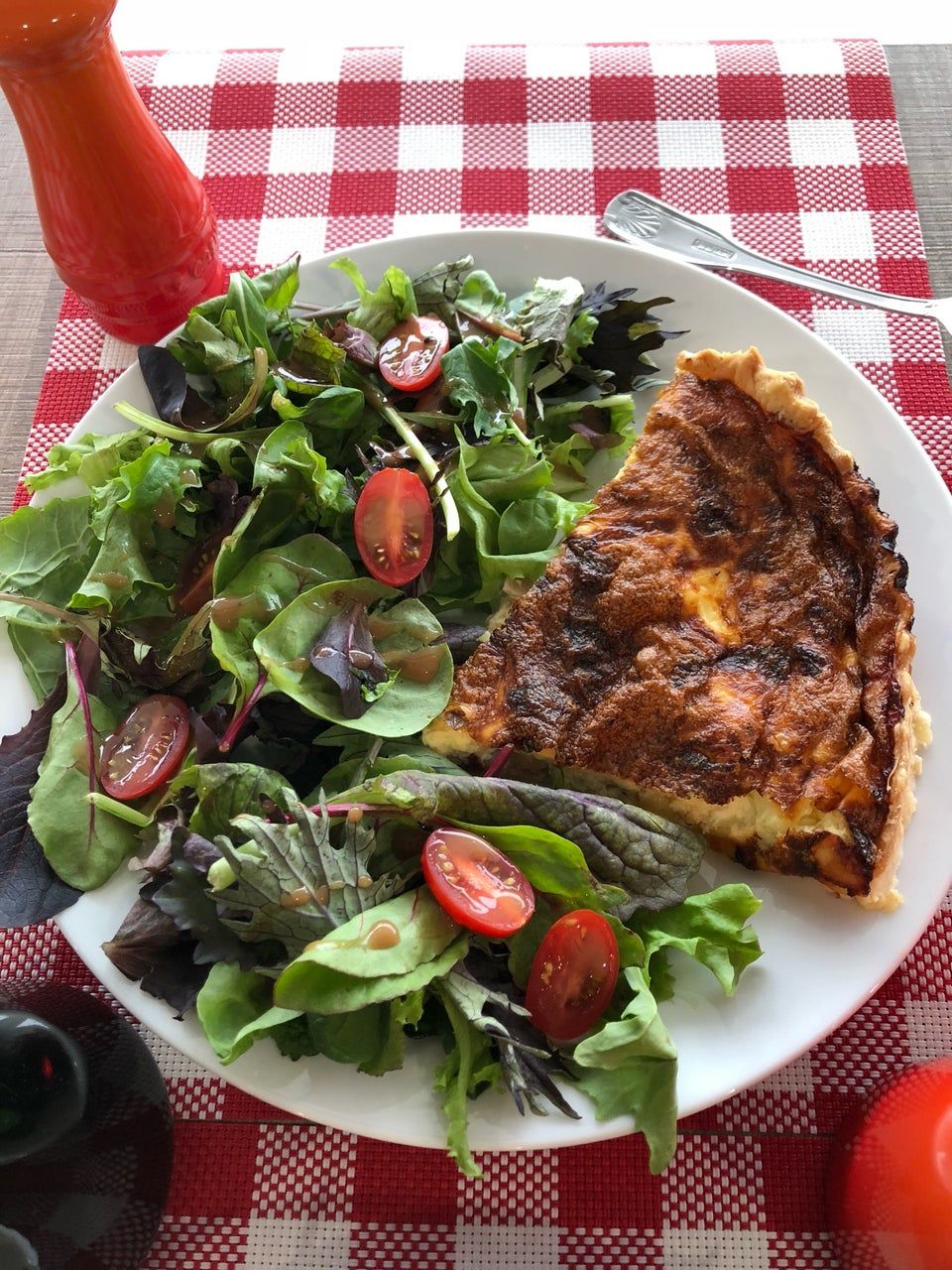 Ham & Swiss Quiche at Amy's French Bakery & Bistro in POMPANO BEACH, FL 33060 | YourMenu® Online Ordering