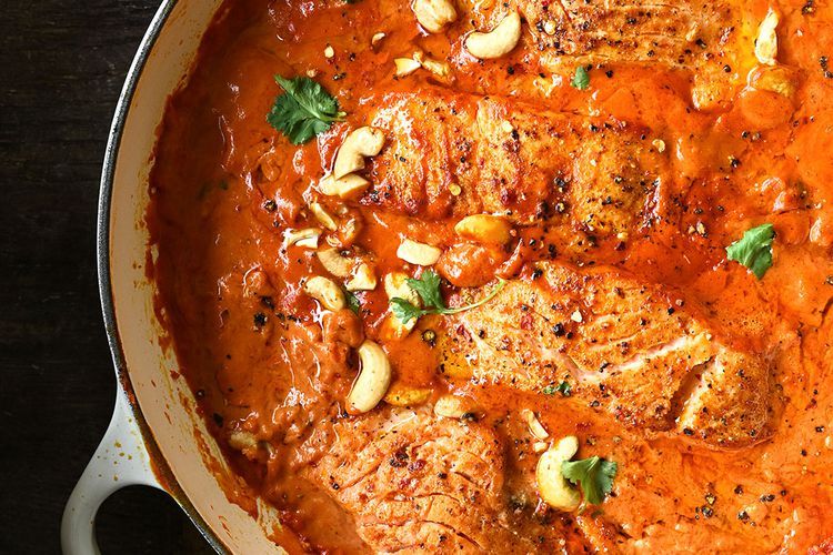 Butter Salmon at Olives Pizza & Grill Indian Cuisine in GAINESVILLE, VA 20155 | YourMenu® Online Ordering