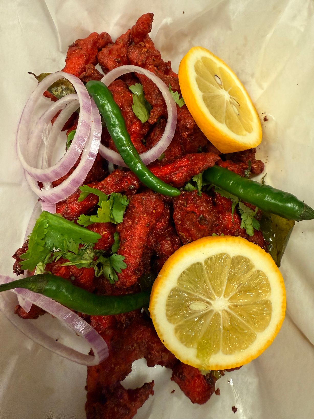 Chicken 65 at Olives Pizza & Grill Indian Cuisine in GAINESVILLE, VA 20155 | YourMenu® Online Ordering