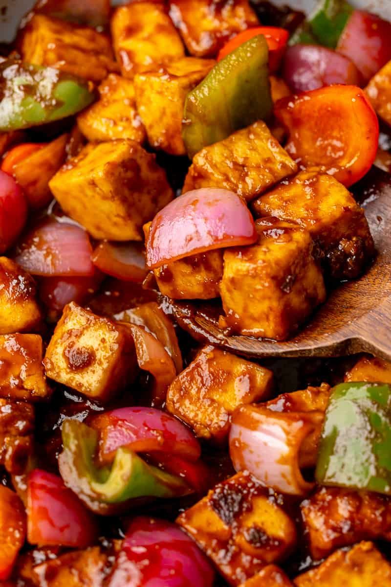 Chilly Paneer at Olives Pizza & Grill Indian Cuisine in GAINESVILLE, VA 20155 | YourMenu® Online Ordering