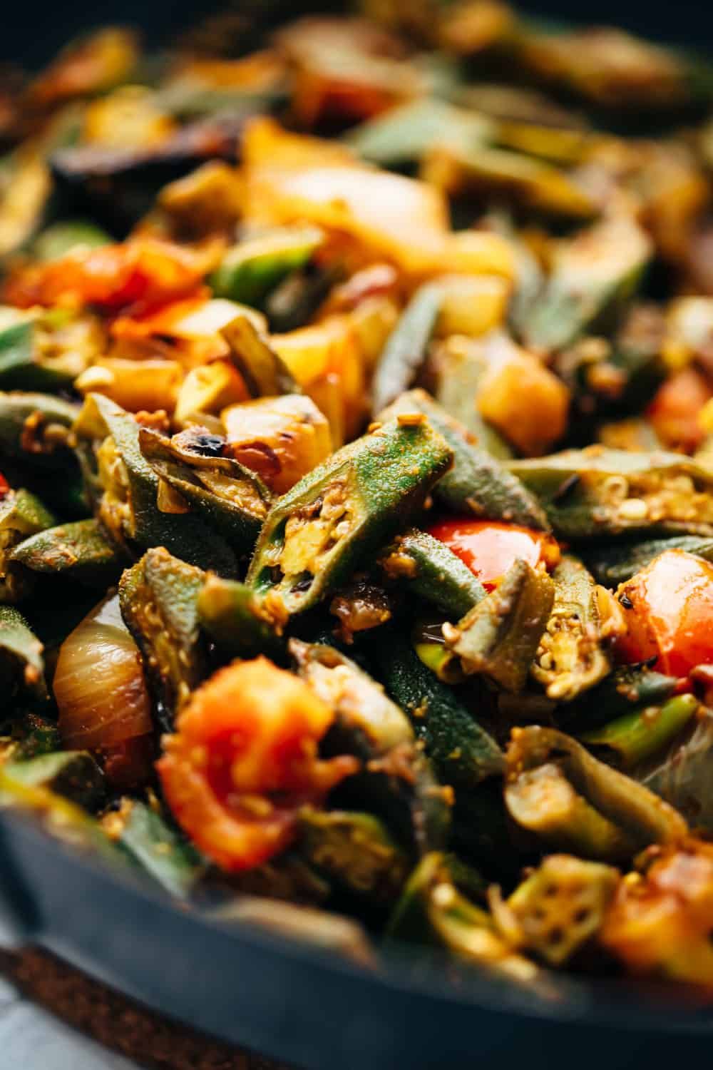 Okra Masala at Olives Pizza & Grill Indian Cuisine in GAINESVILLE, VA 20155 | YourMenu® Online Ordering