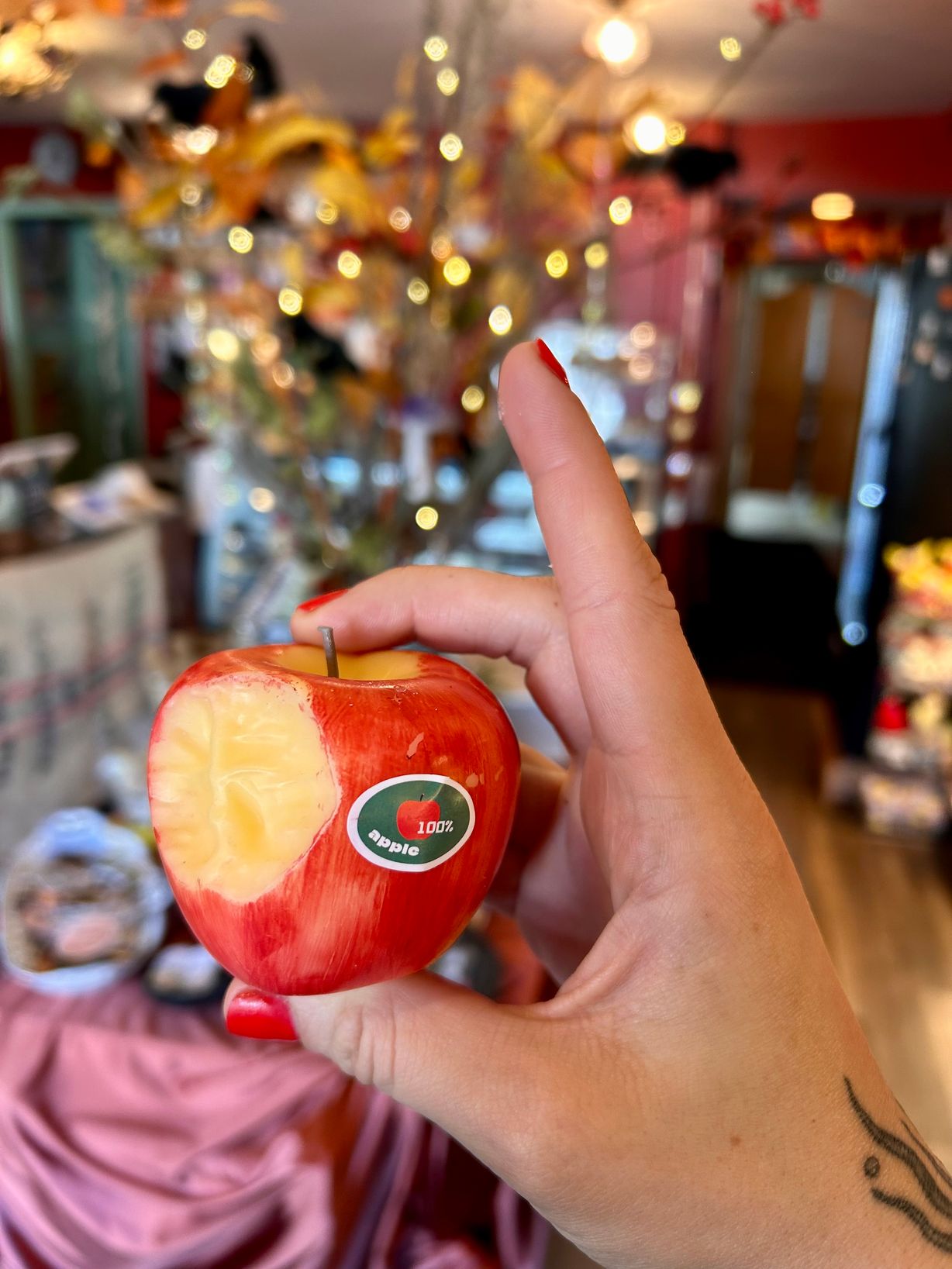 ONE BITE APPLE CANDLE at Meadowlark Bakery & Cafe in WARMINSTER, PA 18974 | YourMenu® Online Ordering