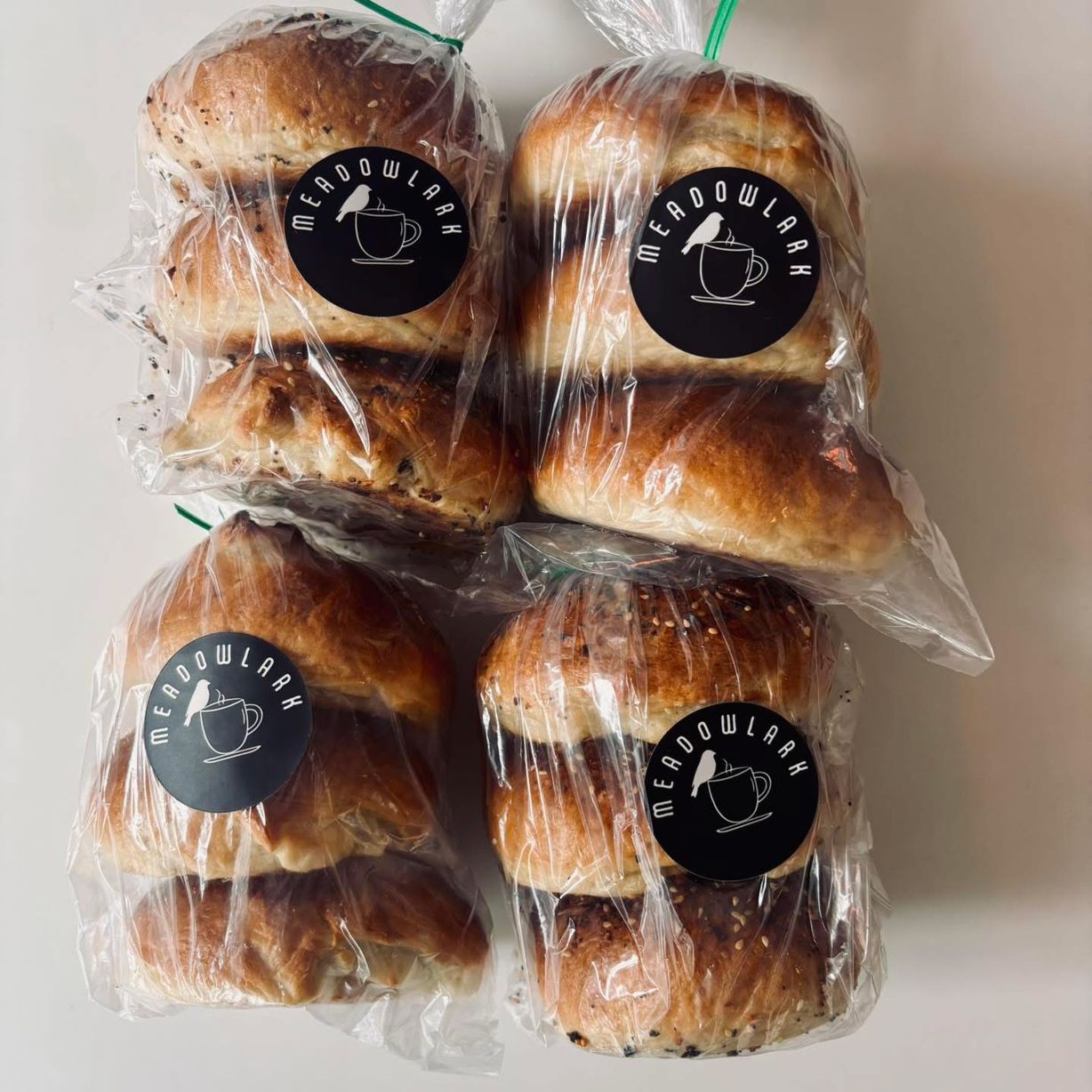 3 Pack Plain Bagels at Meadowlark Bakery & Cafe in WARMINSTER, PA 18974 | YourMenu® Online Ordering