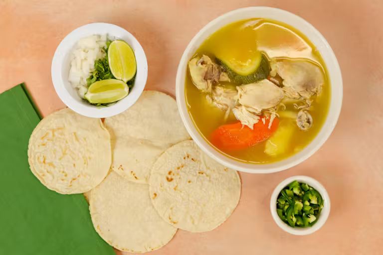Caldo de Pollo at La Union Bakery III in North Lauderdale, FL 33068 | YourMenu® Online Ordering