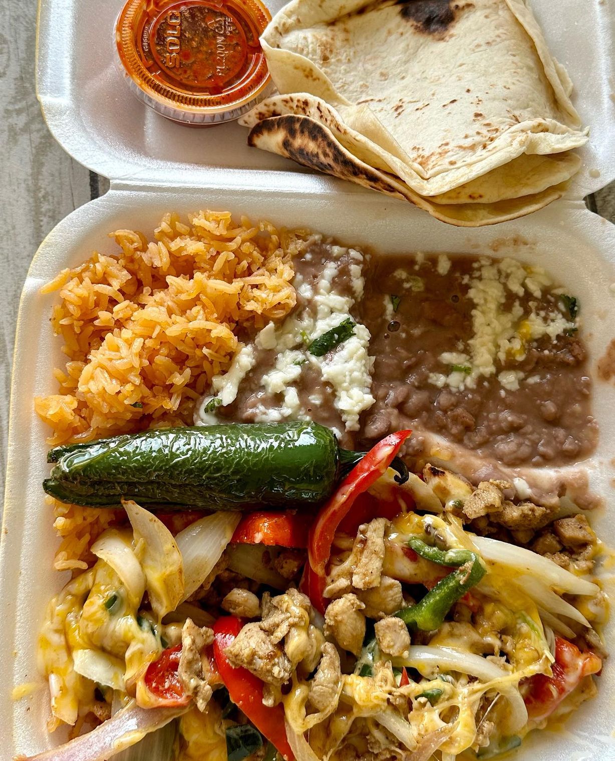Fajitas at Taco Vazquez (in Chevron Gas Station) in Fort Myers, FL 33908 | YourMenu® Online Ordering