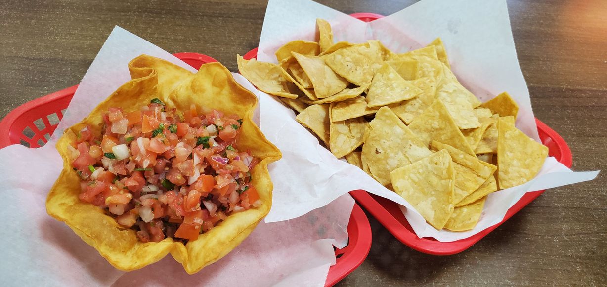Lg. Salsa & Chips at Taco Vazquez (in Chevron Gas Station) in Fort Myers, FL 33908 | YourMenu® Online Ordering