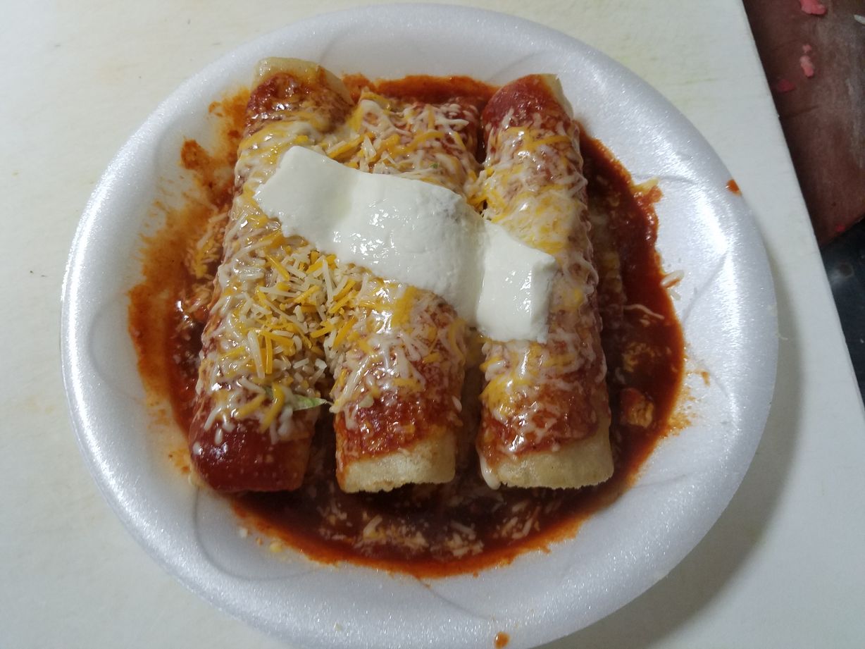 Enchiladas at Taco Vazquez (in Chevron Gas Station) in Fort Myers, FL 33908 | YourMenu® Online Ordering