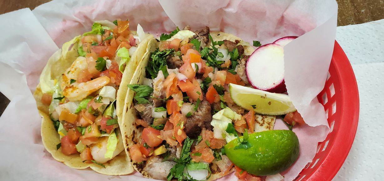 Shrimp Tacos at Taco Vazquez (in Chevron Gas Station) in Fort Myers, FL 33908 | YourMenu® Online Ordering