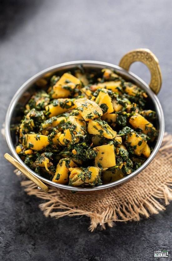 Aloo Palak at Zaiqa Restaurant and Grill in HANOVER, MD 210761433 | YourMenu® Online Ordering