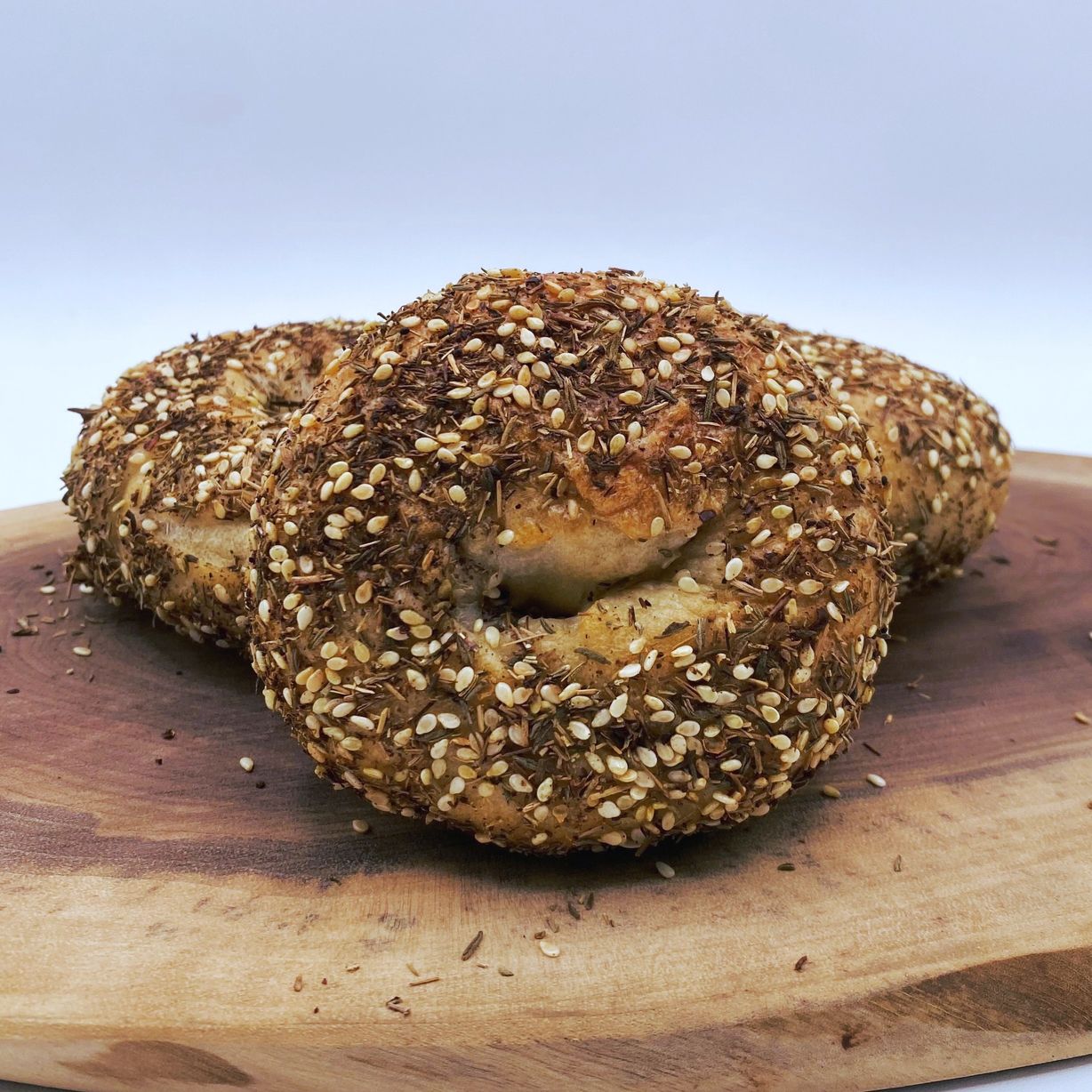 Zaatar Bagel at The Rustic Whisk in CHARLOTTE, NC 28208 | YourMenu® Online Ordering