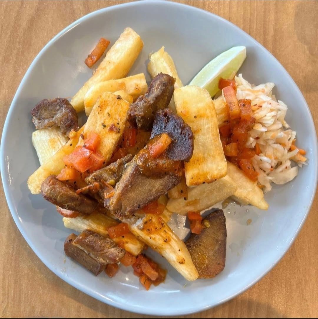 Yuca Con Chicharon at La Brasita in Derwood, MD 20855 | YourMenu® Online Ordering