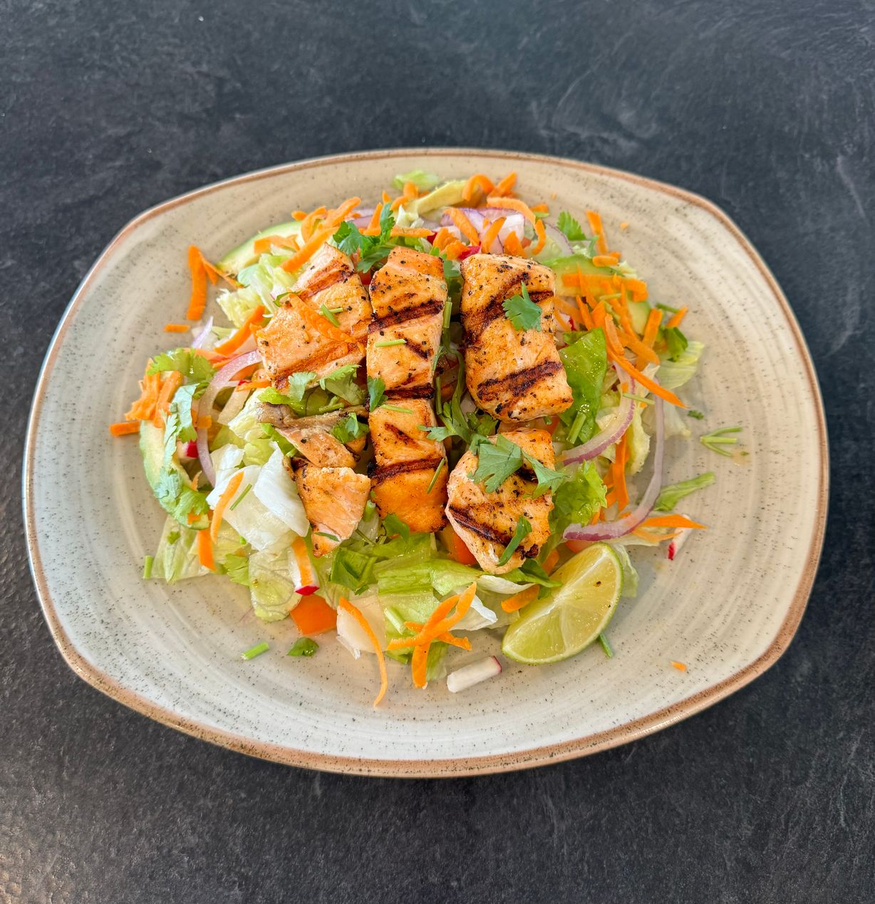 Ensalada Salmon at La Brasita in Derwood, MD 20855 | YourMenu® Online Ordering