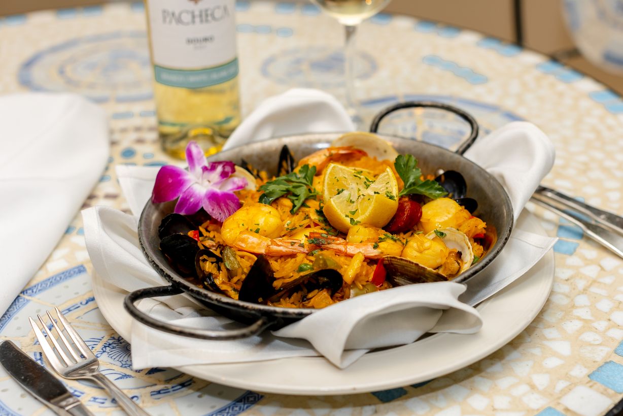 Arroz Valenciana at Tavira Restaurant in Chevy Chase, MD 20815 | YourMenu® Online Ordering