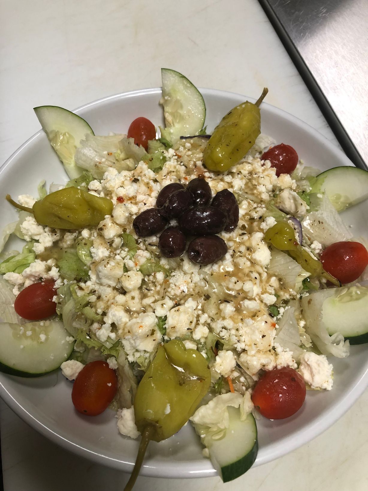 Sm-Greek Salad  at Verona Pizza in BRADENTON, FL 34203 | YourMenu® Online Ordering