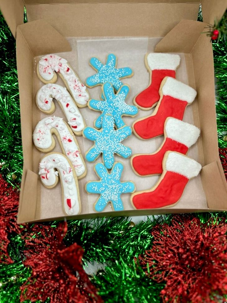 Decorated Cookie Box at Rustic Whisk Holidays in CHARLOTTE, NC 28208 | YourMenu® Online Ordering