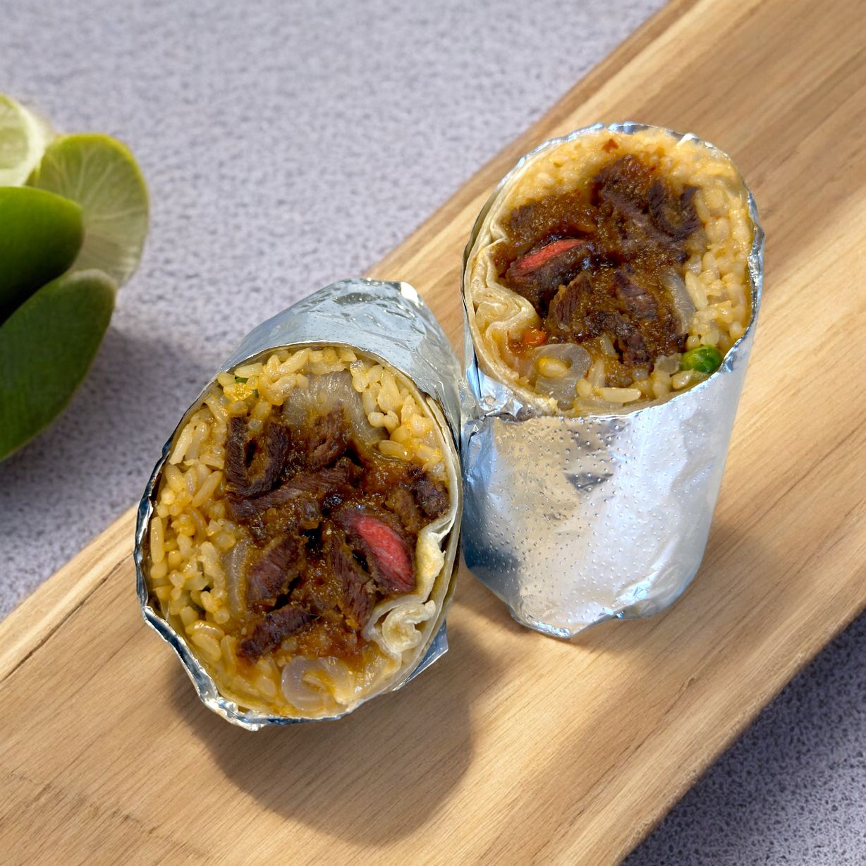 Sirloin Steak Stir-Fry Wrap at Blowin' Smoke BBQ @ Prime Time Butcher in WOODBURY, NY 11797 | YourMenu® Online Ordering