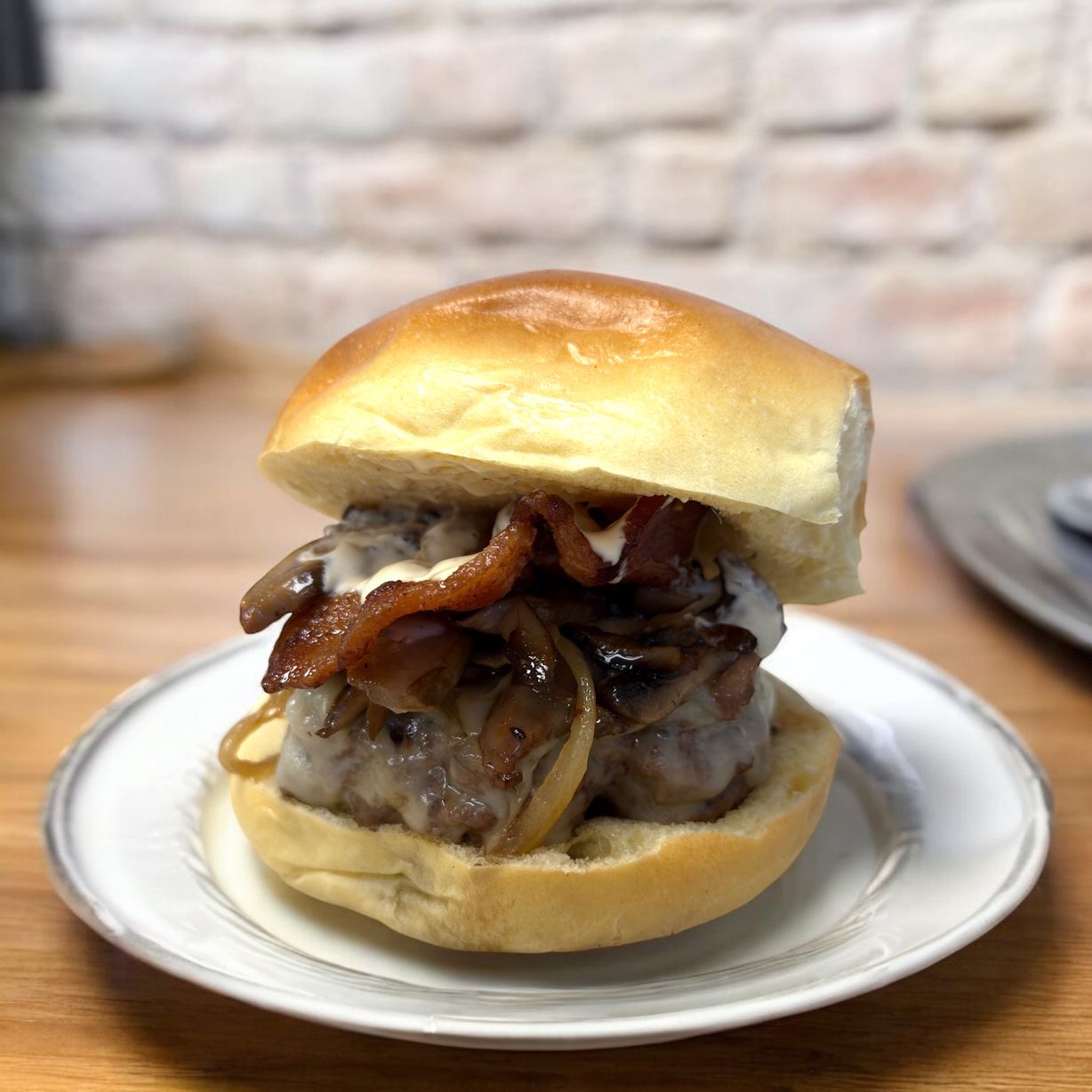 Smoky Swiss Sizzle at Blowin' Smoke BBQ @ Prime Time Butcher in WOODBURY, NY 11797 | YourMenu® Online Ordering