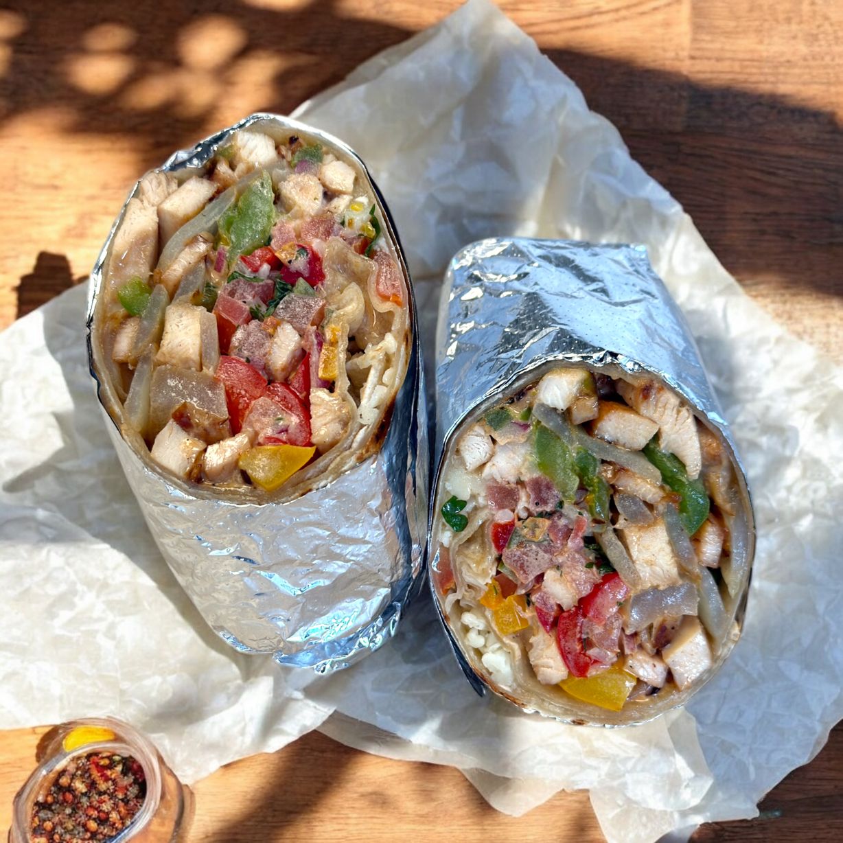 Chicken or Filet Mignon Fajita Wrap at Blowin' Smoke BBQ @ Prime Time Butcher in WOODBURY, NY 11797 | YourMenu® Online Ordering