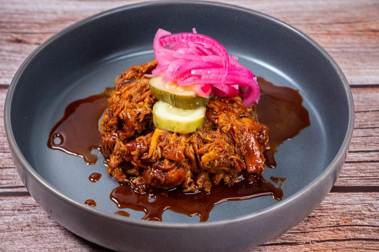 Pulled Chicken By The Pound at Blowin' Smoke BBQ @ Prime Time Butcher in WOODBURY, NY 11797 | YourMenu® Online Ordering