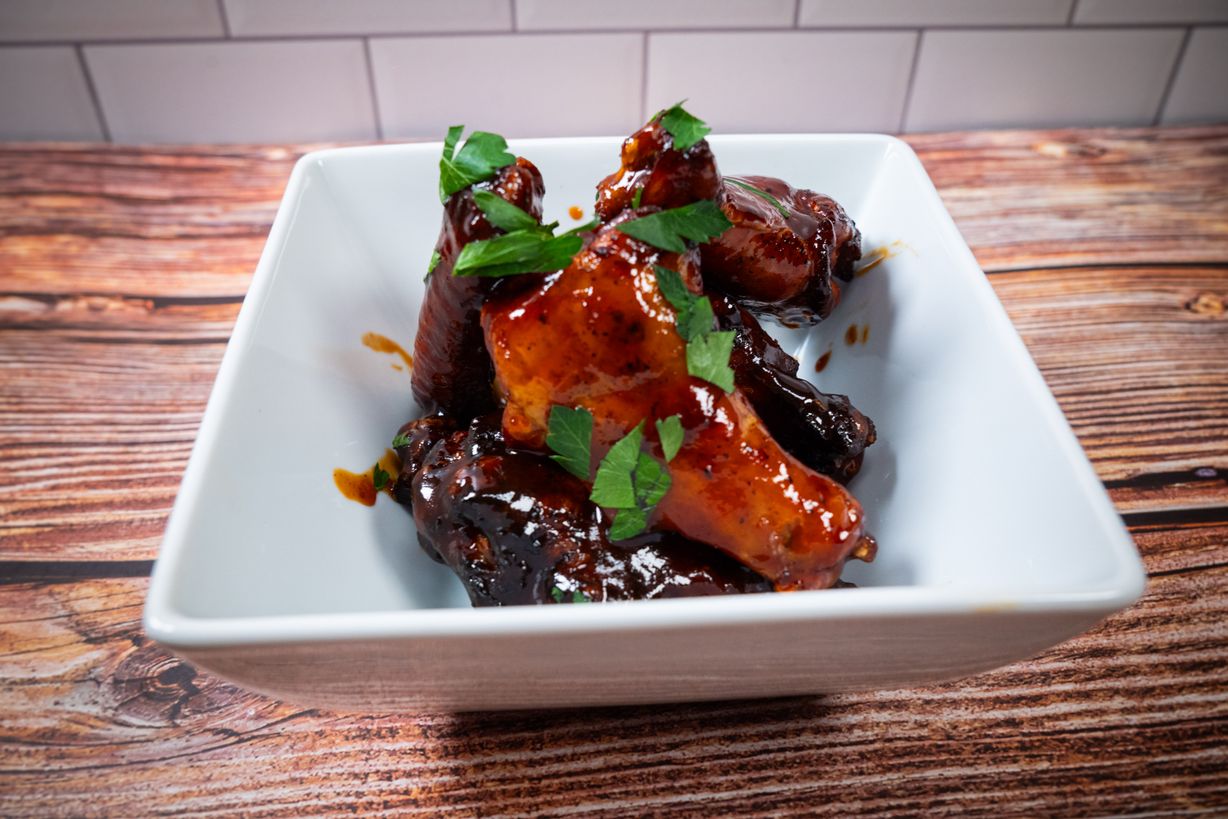 6pcs Smoked Wings at Blowin' Smoke BBQ @ Prime Time Butcher in WOODBURY, NY 11797 | YourMenu® Online Ordering