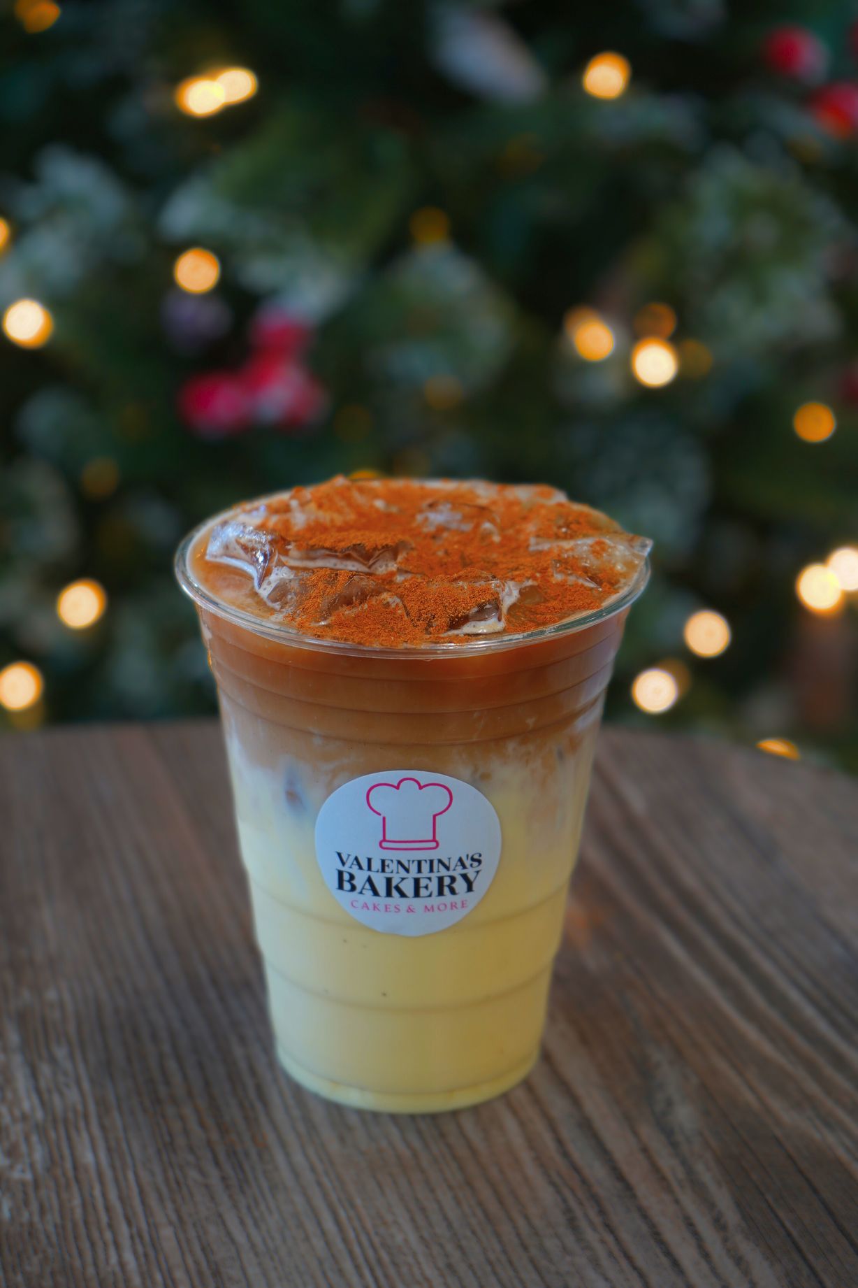 Spiced Egg Nog Latte at Valentina's Bakery in Boca Raton, FL 33428 | YourMenu® Online Ordering