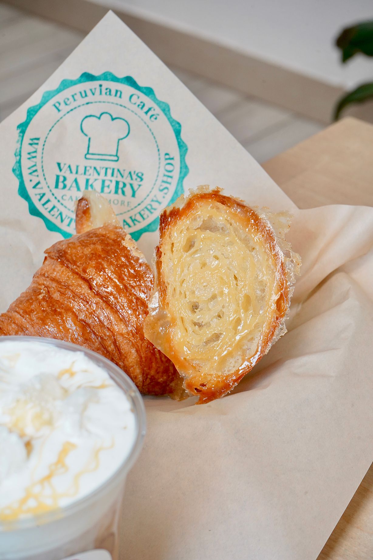 Honey Butter Croissant at Valentina's Bakery in Boca Raton, FL 33428 | YourMenu® Online Ordering