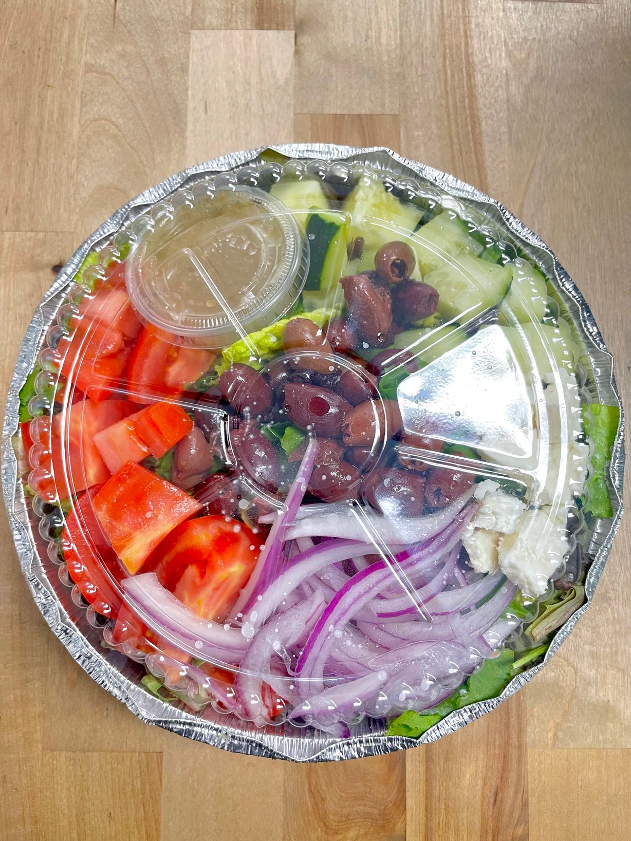 Greek Salad at Valentina's Bakery in Boca Raton, FL 33428 | YourMenu® Online Ordering