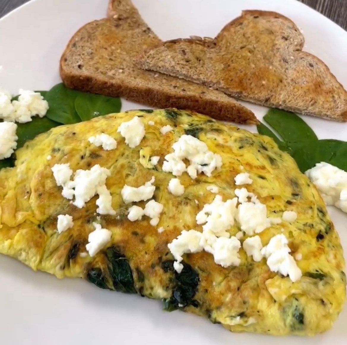 Spinach & Feta Omelette at Valentina's Bakery in Boca Raton, FL 33428 | YourMenu® Online Ordering