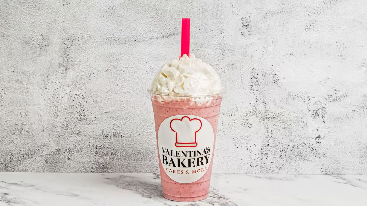 Strawberry Only Smoothie at Valentina's Bakery in Boca Raton, FL 33428 | YourMenu® Online Ordering