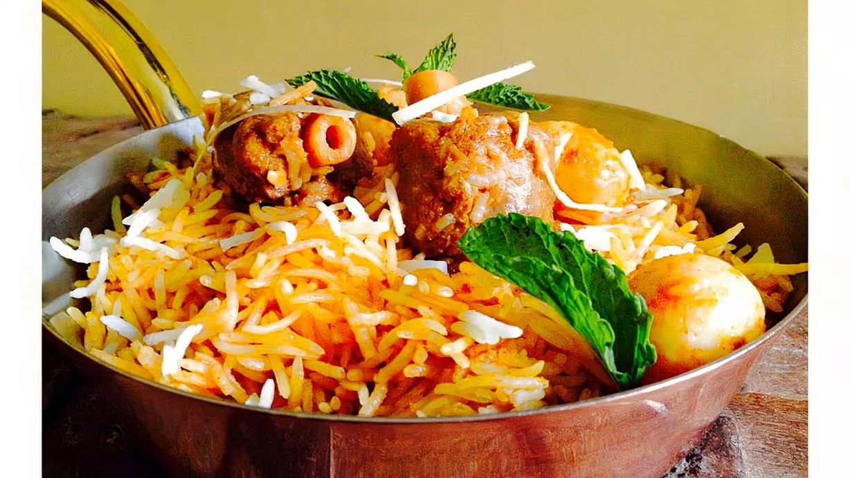 Pork Biryani at Everest Restaurant and Bar in Manchester, NH 03101 | YourMenu® Online Ordering
