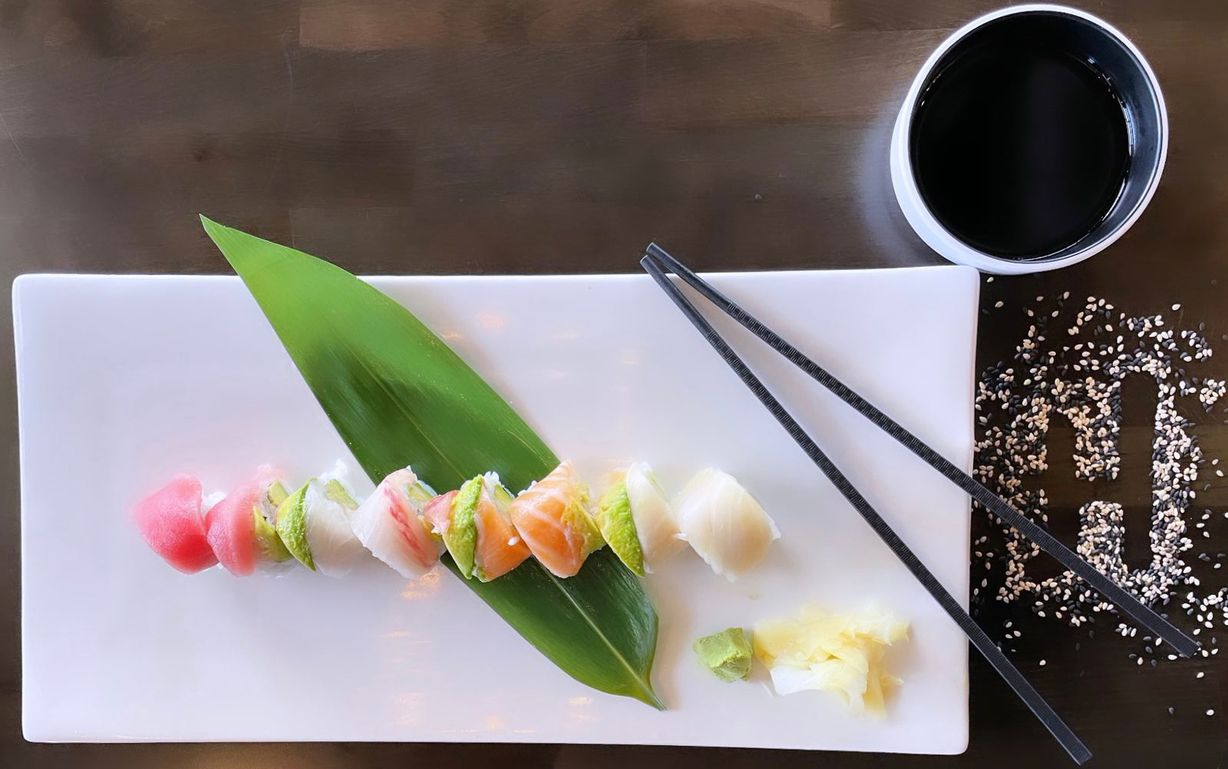 Rainbow Roll at Hokkaido Ramen & Sushi Bar - San Marcos in SAN MARCOS, TX 78666 | YourMenu® Online Ordering