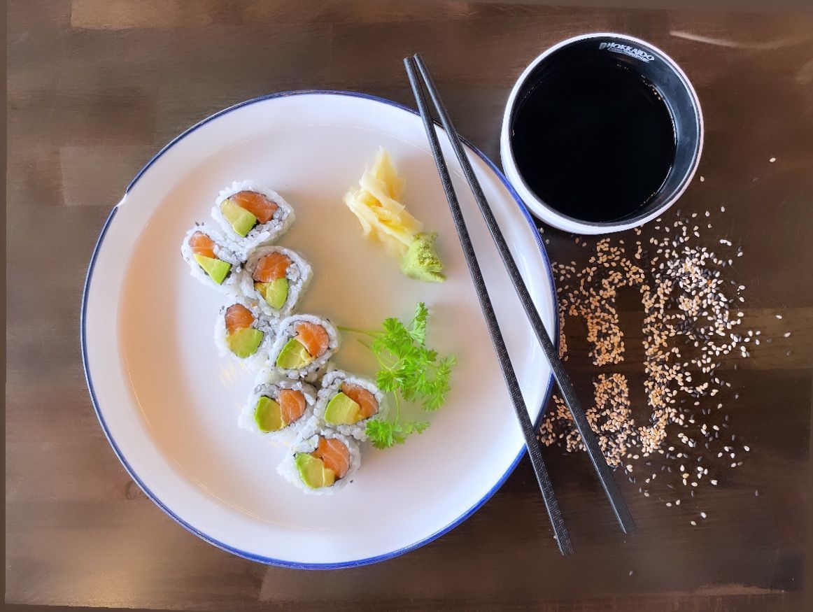 Salmon Avocado Roll at Hokkaido Ramen & Sushi Bar - San Marcos in SAN MARCOS, TX 78666 | YourMenu® Online Ordering