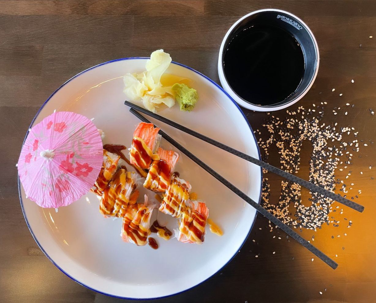 Shaggy Dog Roll (cooked) at Hokkaido Ramen & Sushi Bar - San Marcos in SAN MARCOS, TX 78666 | YourMenu® Online Ordering
