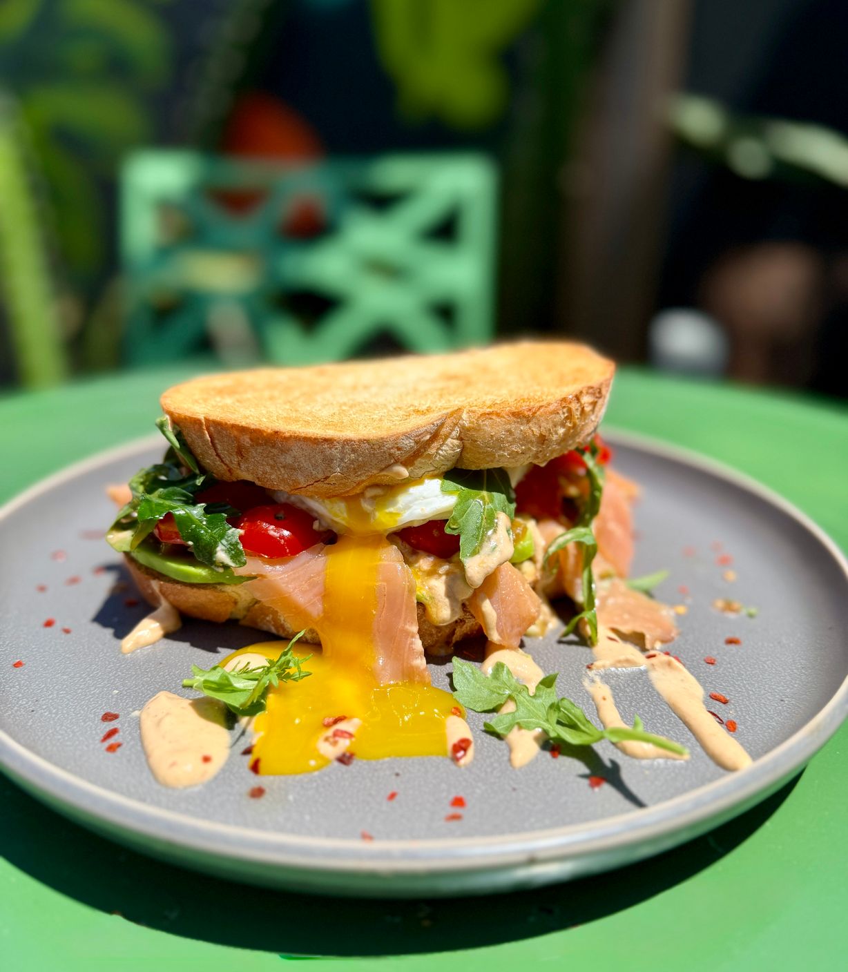 Hot & Smoked Sandwich at Gratefuel Cafe in Fort Lauderdale, FL 33308 | YourMenu® Online Ordering