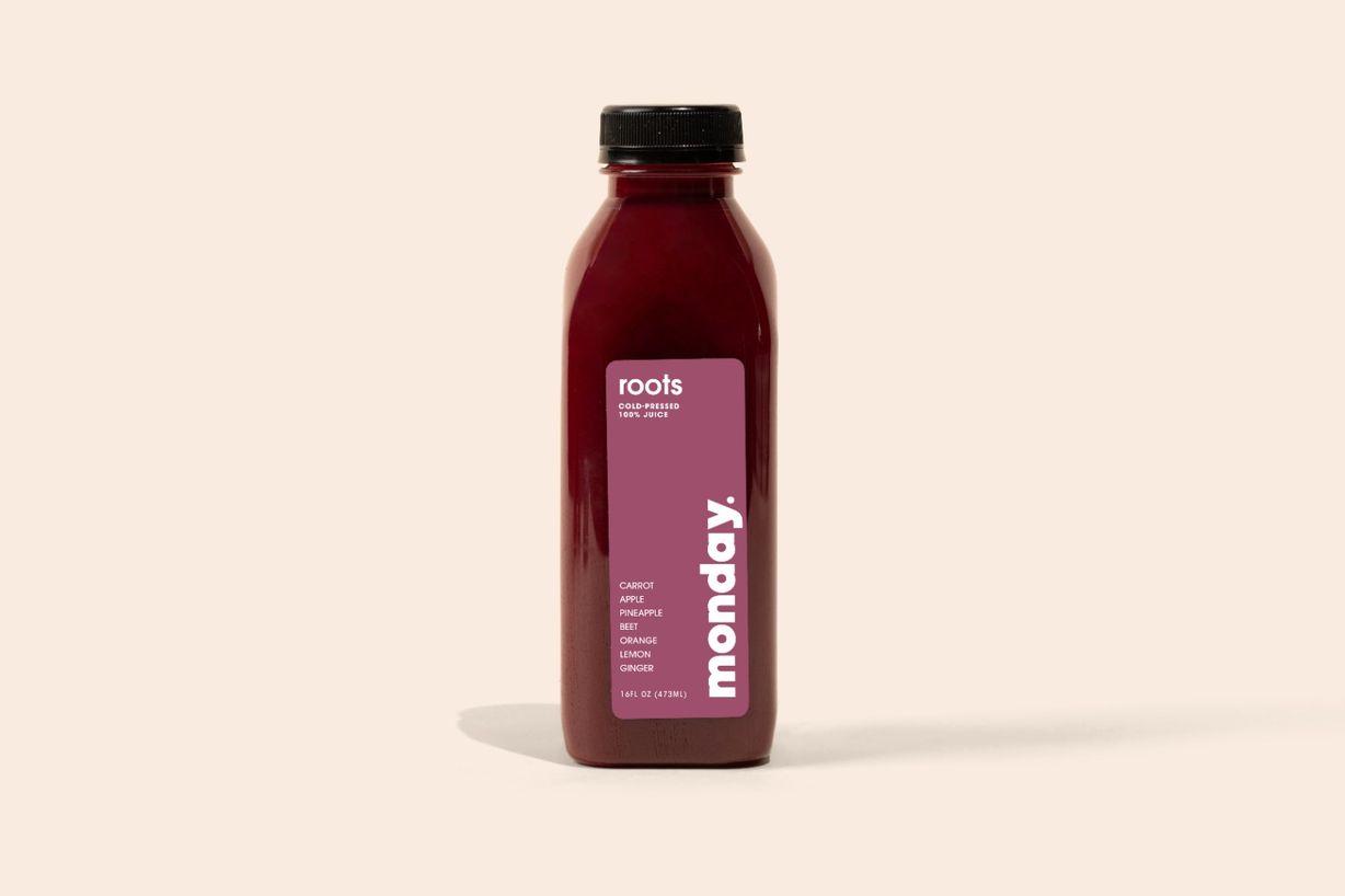 Monday Roots Cold Pressed Juice at Gratefuel Cafe in Fort Lauderdale, FL 33308 | YourMenu® Online Ordering