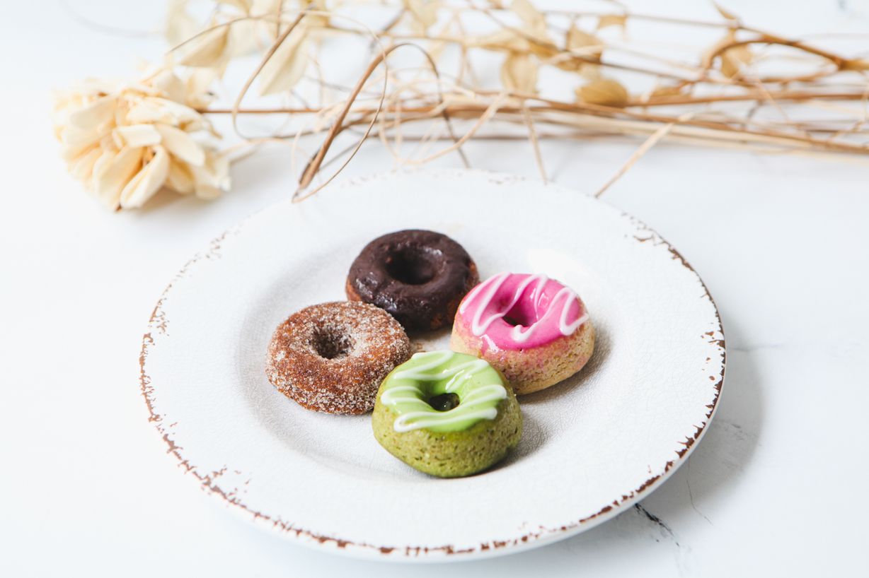 Rainbow Mini Donut (1) at Gratefuel Cafe in Fort Lauderdale, FL 33308 | YourMenu® Online Ordering