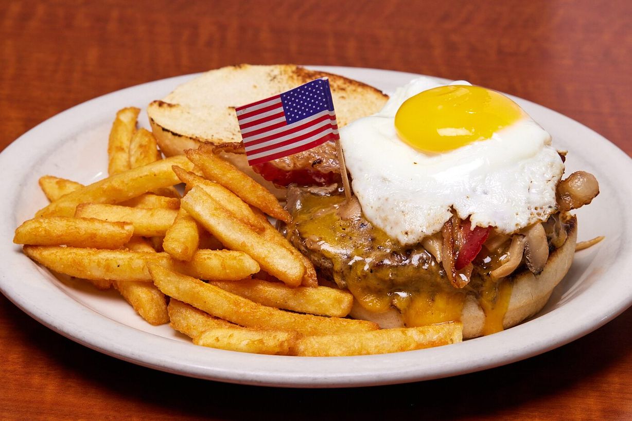The Hangover Burger at Boulevard Diner in Port St. Lucie, FL 34984 | YourMenu® Online Ordering