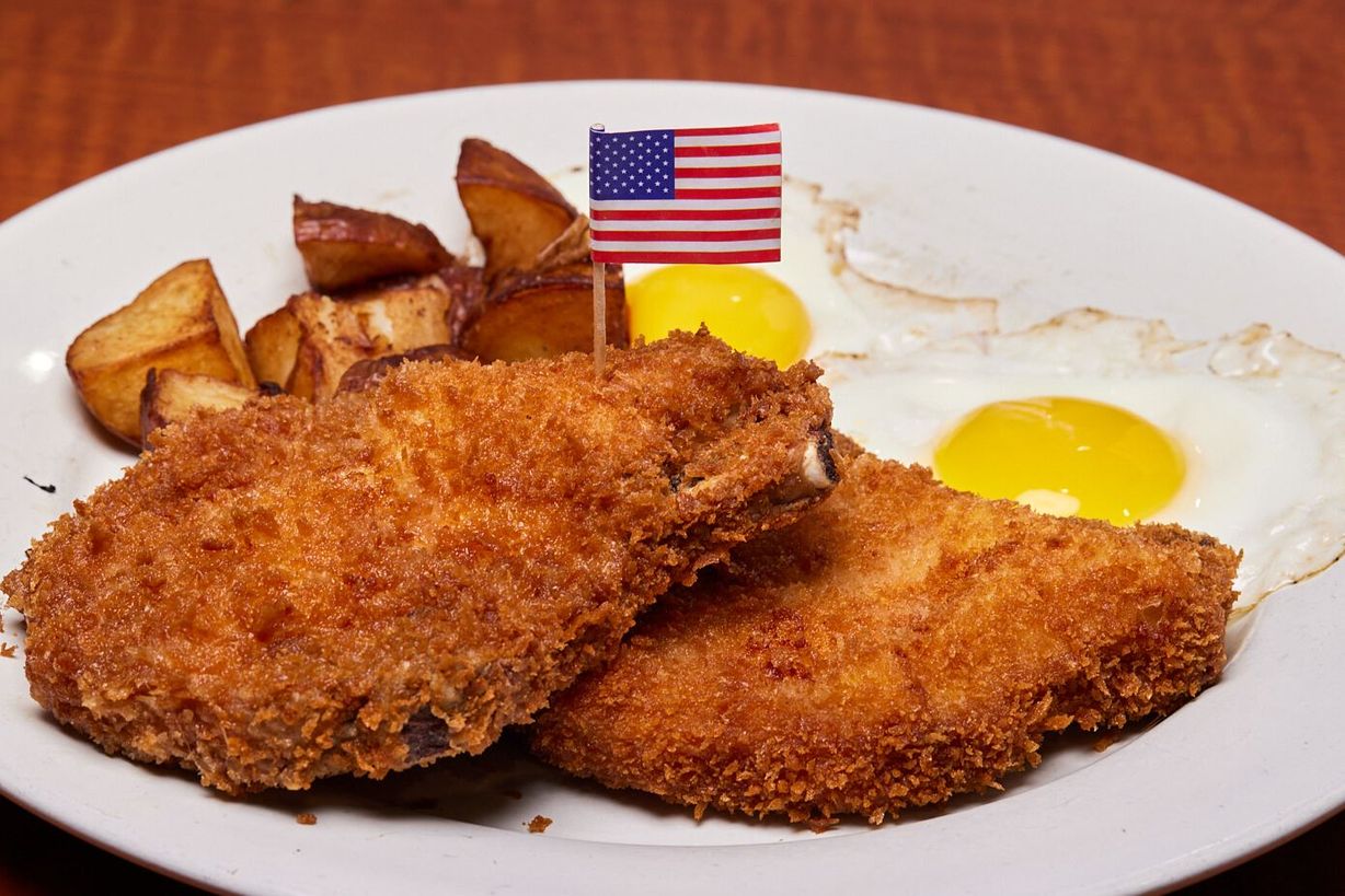 Pork Chops Breakfast at Boulevard Diner in Port St. Lucie, FL 34984 | YourMenu® Online Ordering